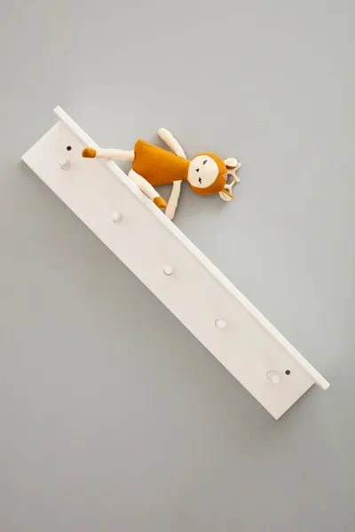 Kid's Concept Wandplank Star Wit met Haken - Image 2