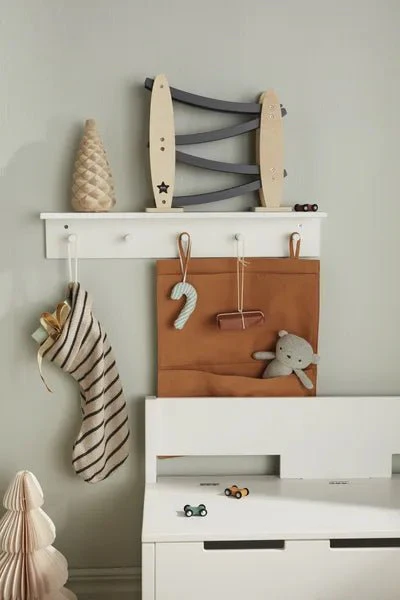 Kid's Concept Wandplank Star Wit met Haken - Image 3