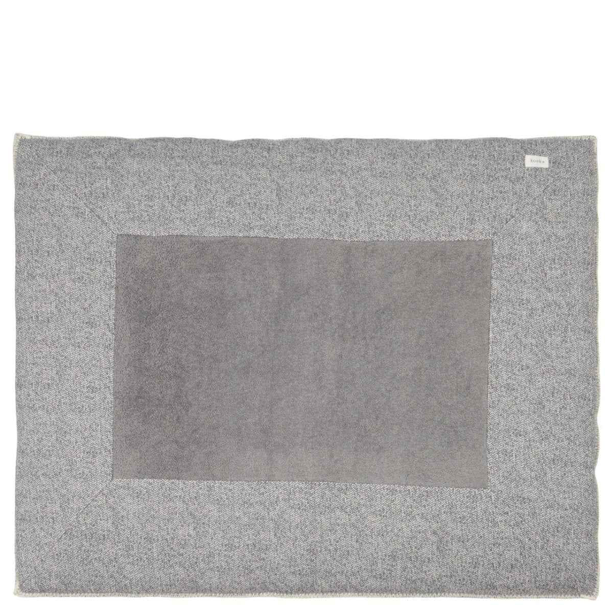 Koeka Boxkleed Vigo Old Pink/Sparkle Grey 80x100cm - Image 3