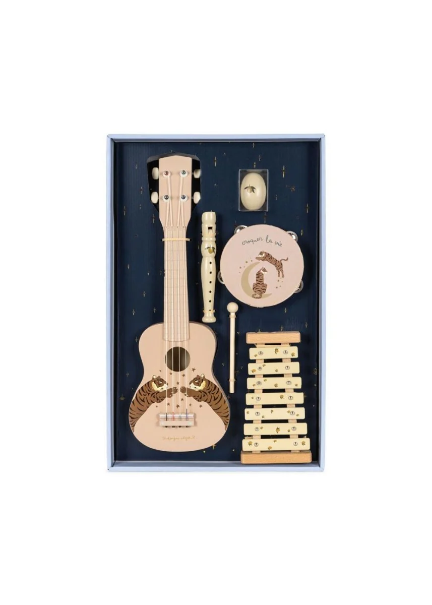 Konges Slojd Muziekinstrumenten Set All I Wish For Music Tiger Sand - Image 2