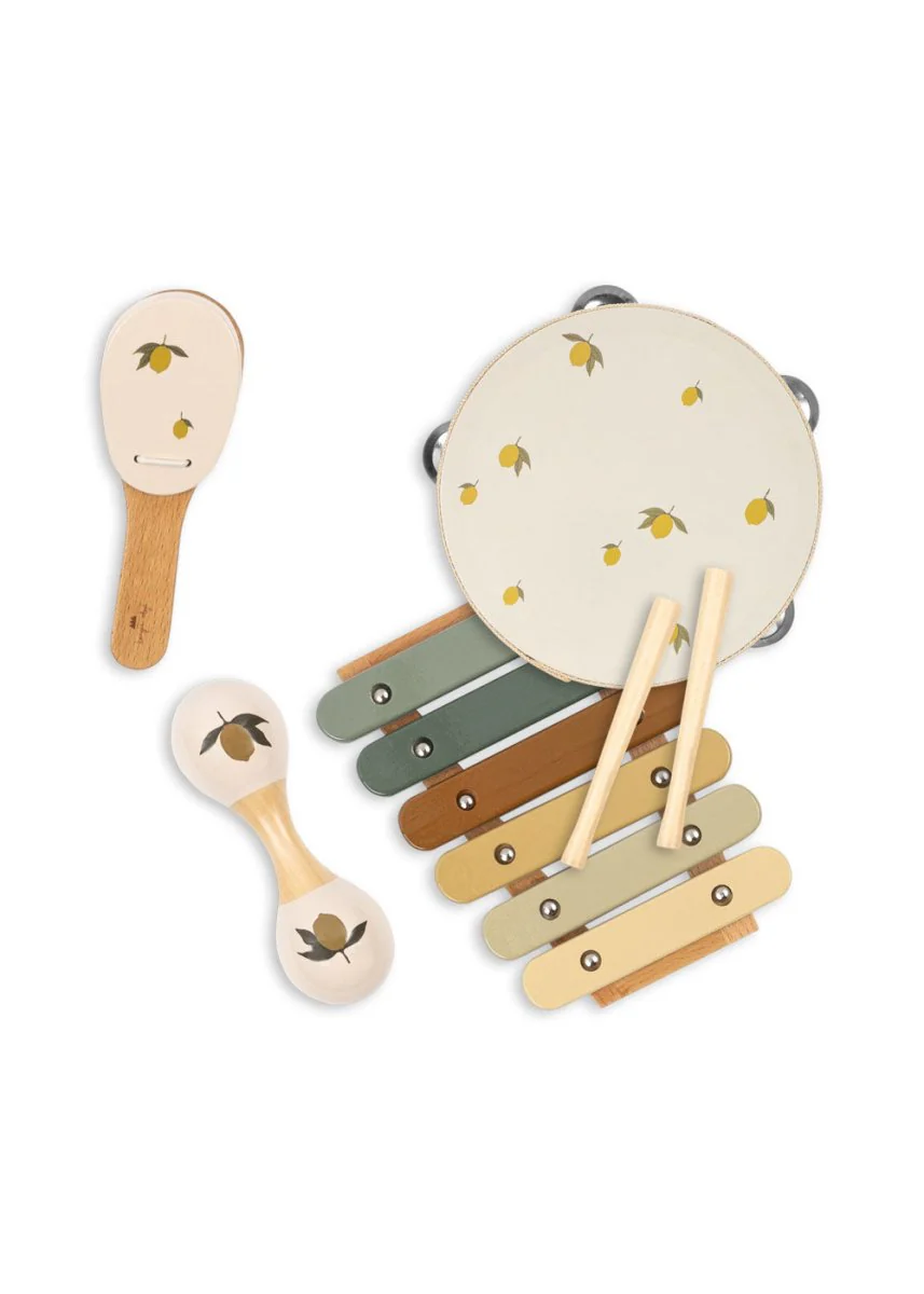 Konges Slojd Muziekinstrumenten Set Lemon Glossy - Image 2