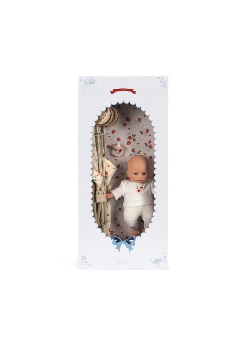 Konges Sløjd Poppenbuggy Poppenbuggy Met Pop Coco Marmalade Set - Image 12
