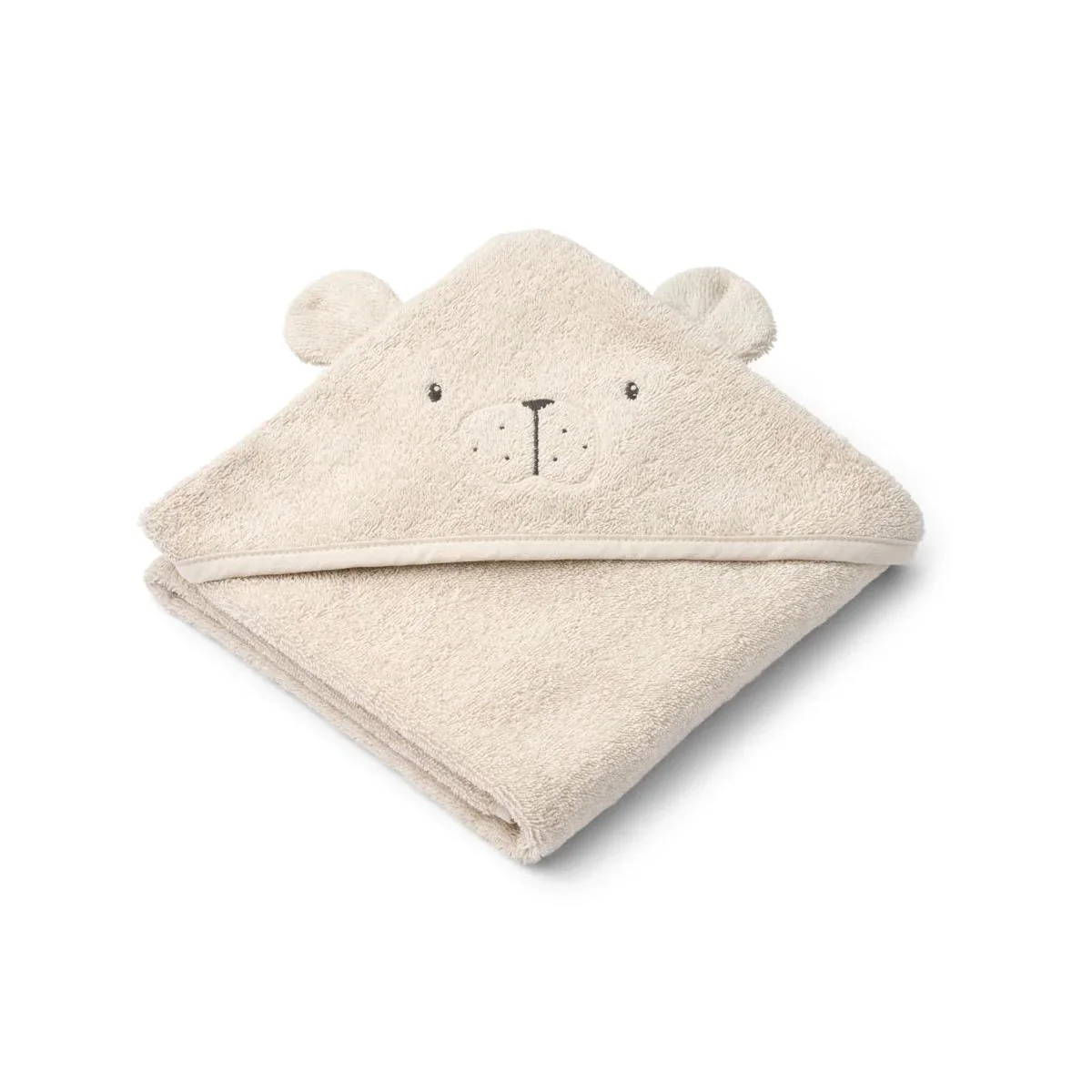 Liewood Badcape Baby Albert Polar Bear Sandy