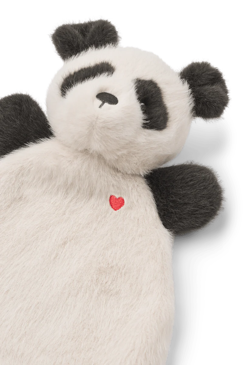 Liewood Knuffeldoekje Roy Panda Sandy/ Dark Grey - Image 2