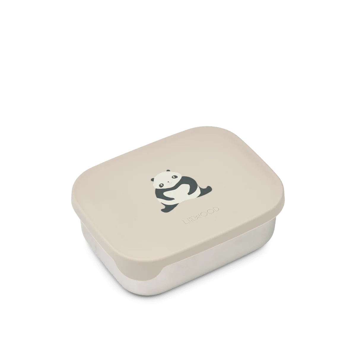 Liewood Lunchbox Panda Sandy/ Dark Grey