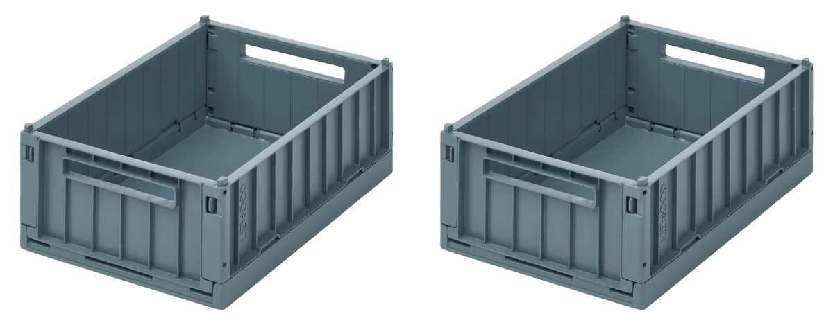 Liewood Opbergbakjes Weston Whale Blue S 2St