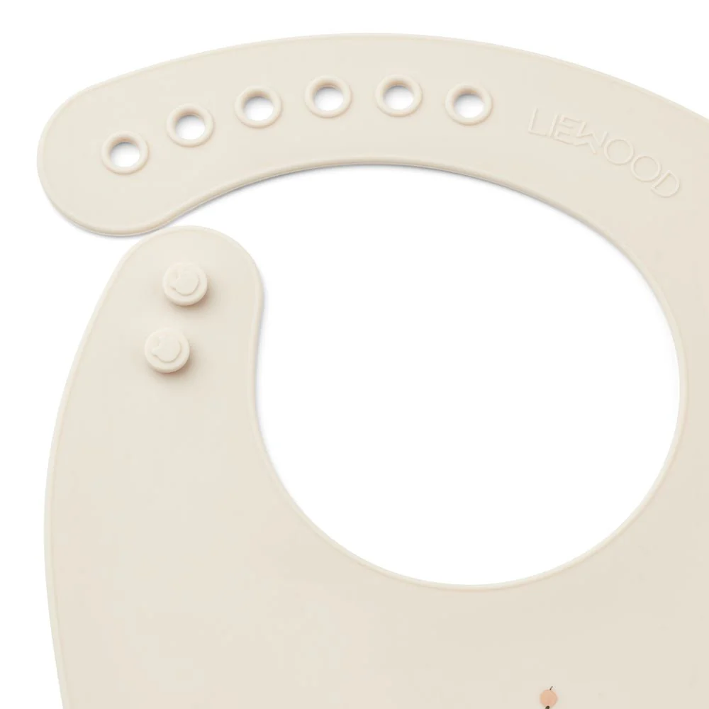 Liewood Slabbetje Tilda Peach/ Sea Shell 2St - Image 2