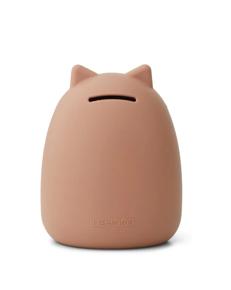 Liewood Spaarpot Palma Cat Dark Rose - Image 2