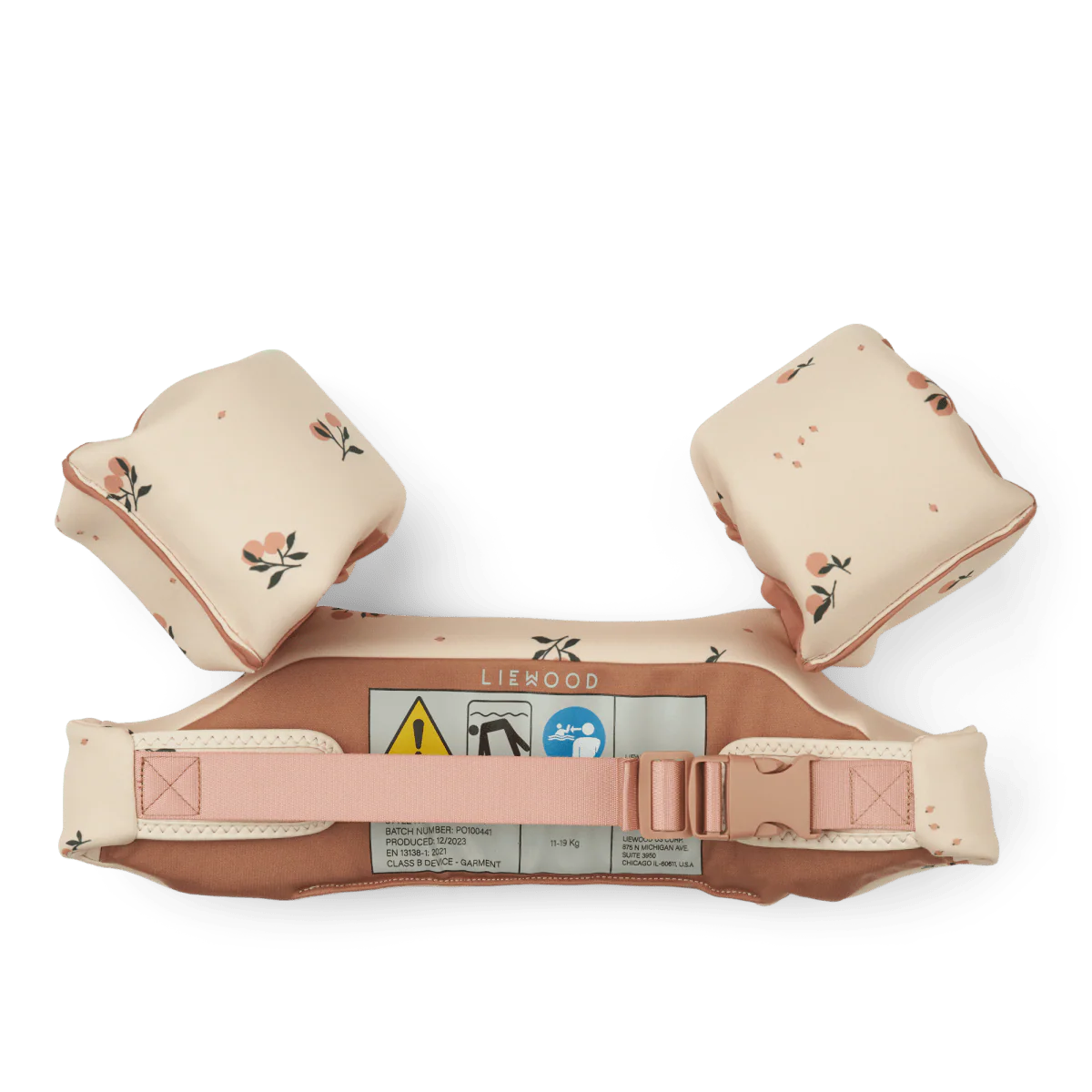 Liewood Zwemvest Darko Peach Sea Shell - Image 2