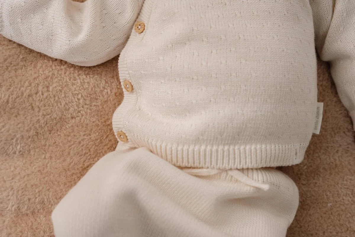 Little Dutch Baby Broekje Gebreid Off White - Image 6