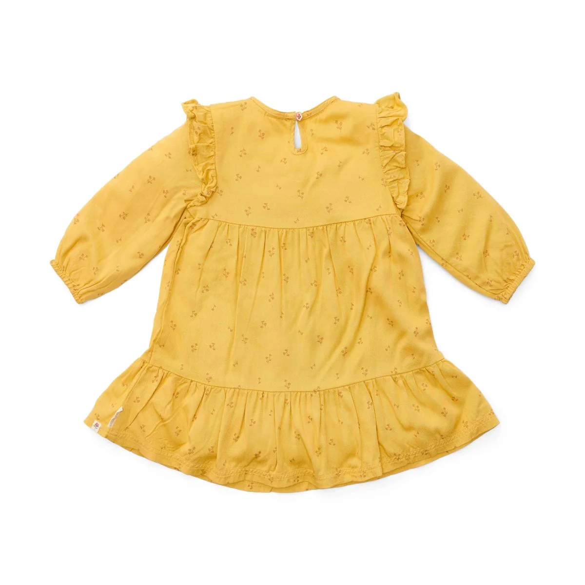 Little Dutch Baby Jurkje Lange Mouwen Warm Yellow Blooming Flower - Image 2