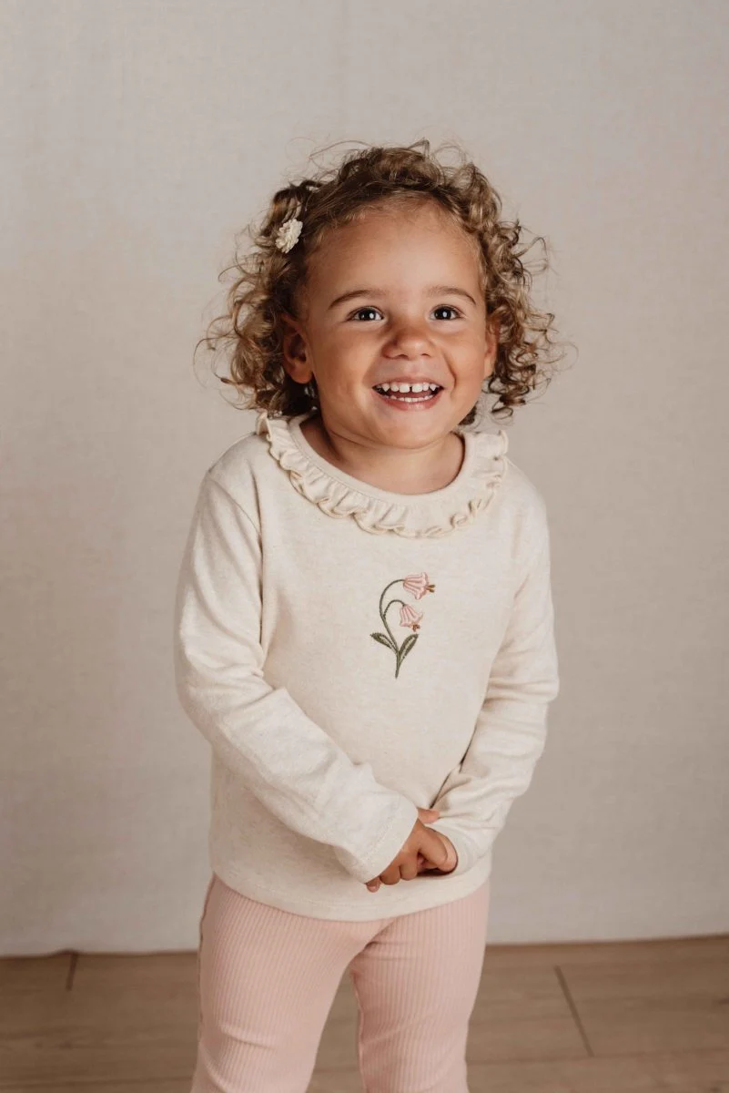 Little Dutch Baby Shirt Lange Mouwen Sand - Image 3