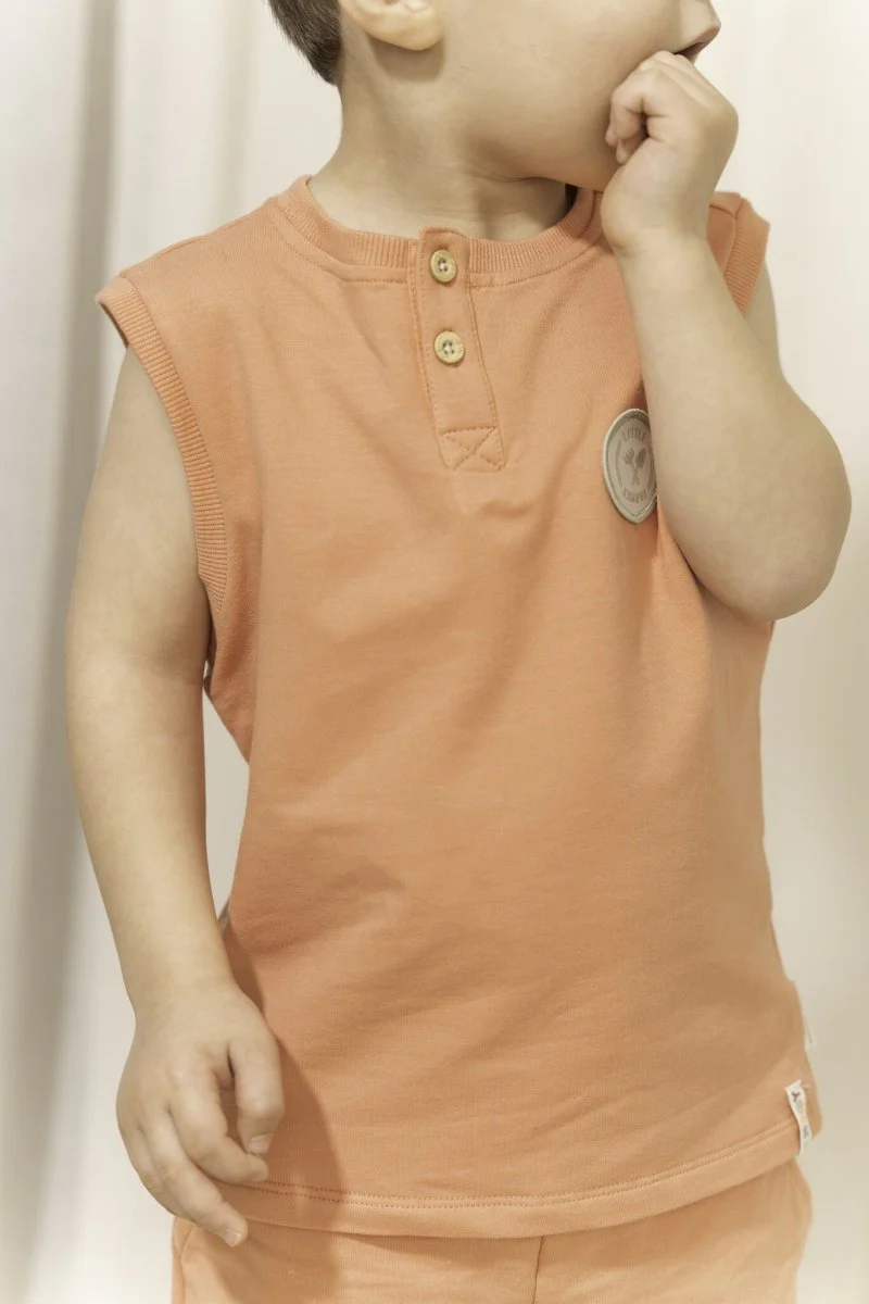 Little Dutch Baby Shirt Little Farmer Red - Image 3