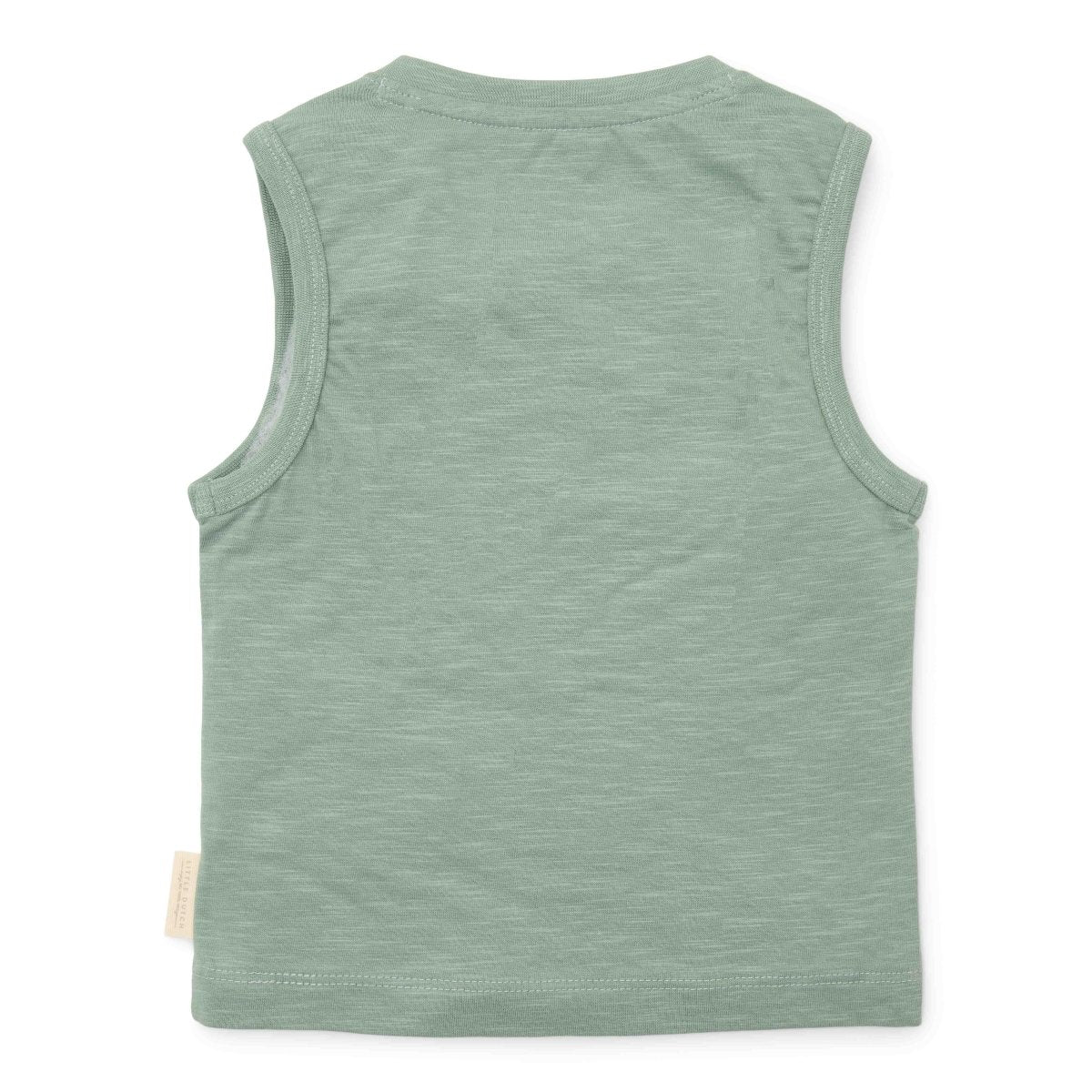 Little Dutch Baby Shirt Mouwloos Forest Green - Image 2