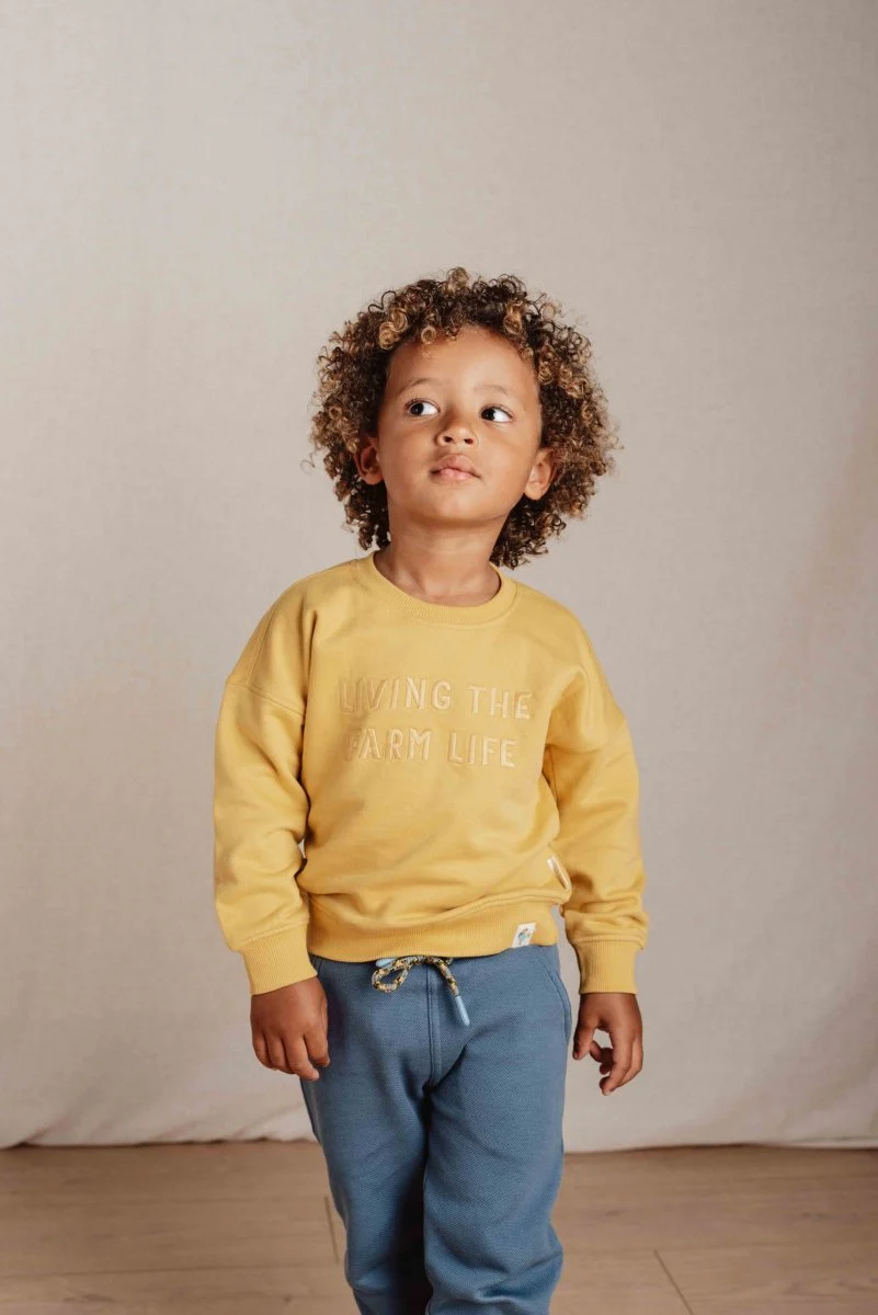 Little Dutch Baby Sweater Mustard Yellow - Image 5