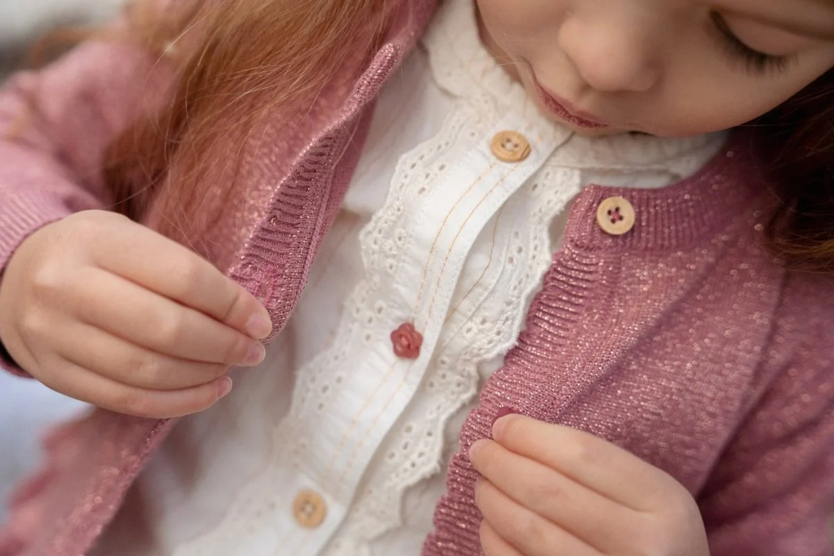 Little Dutch Babyblouse Lange Mouw Off White - Image 6