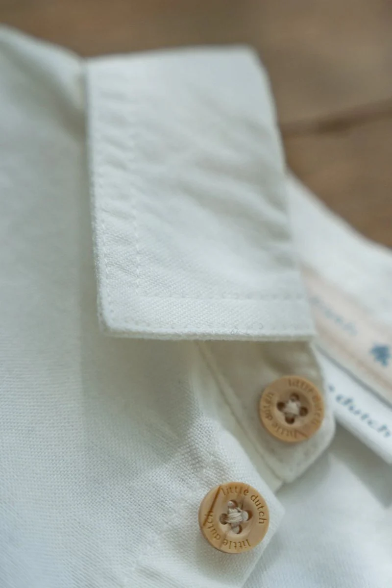 Little Dutch Babyblouse Off White - Image 3