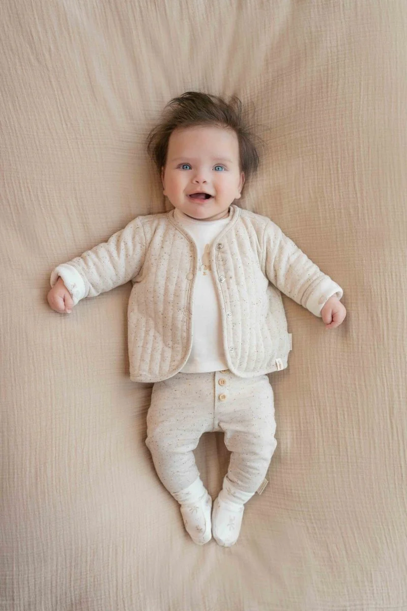 Little Dutch Babyjasje Reversible Baby Bunny/Nappy Sand - Image 5