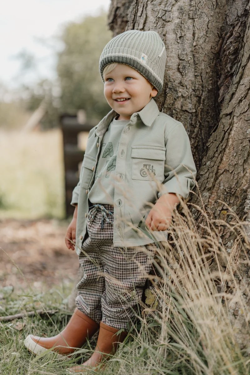 Little Dutch Babymutsje Gebreid Green - Image 6