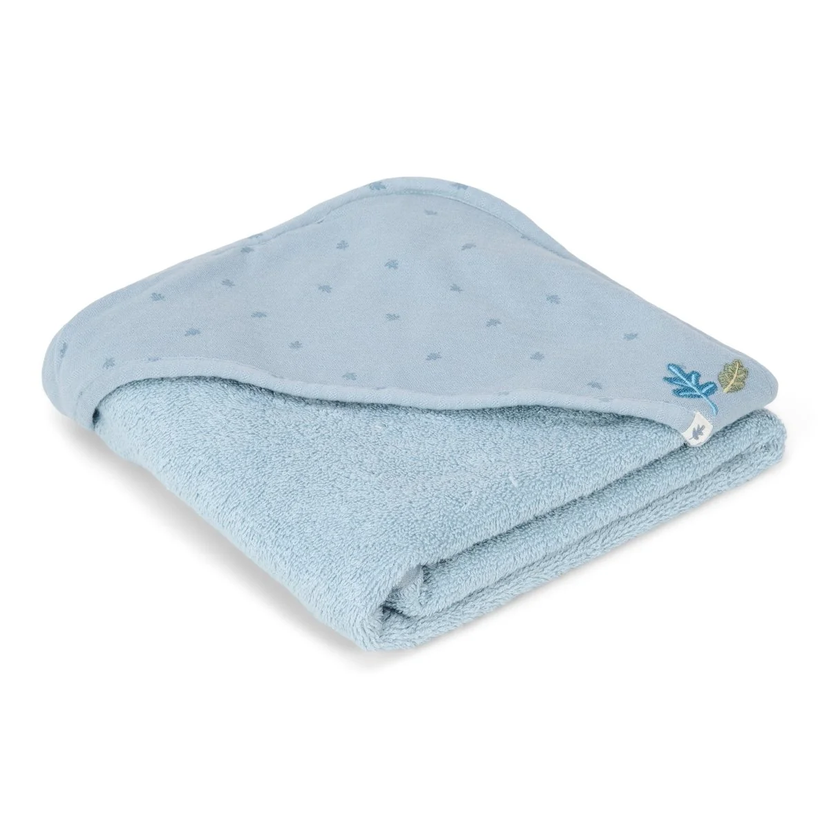 Little Dutch Badcape Baby Pure Denim Blue 100Cm - Image 4