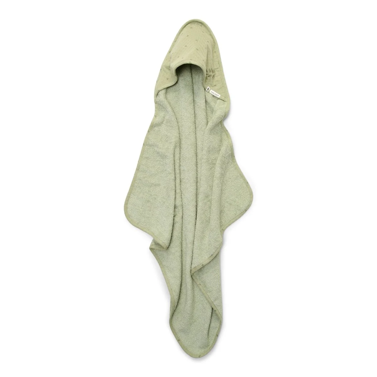 Little Dutch Badcape Baby Pure Sage 100Cm - Image 3