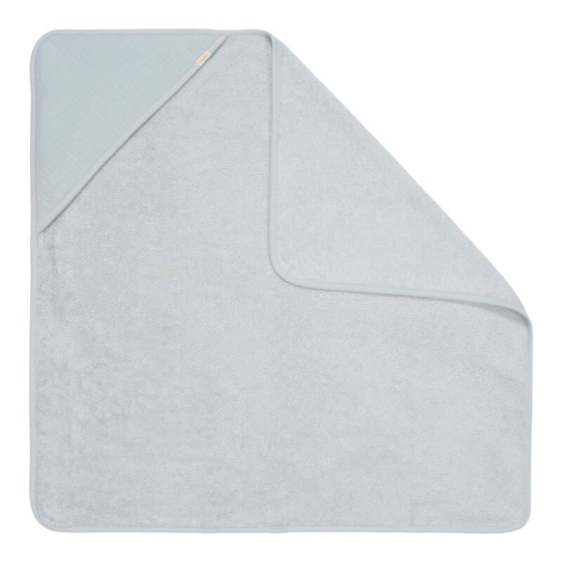 Little Dutch Badcape Baby Pure Soft Blue - Image 3