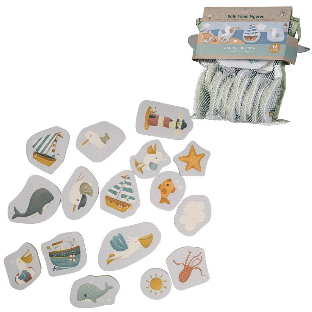 Little Dutch Badspeelgoed Sailors Bay Foam Figuren - Image 2