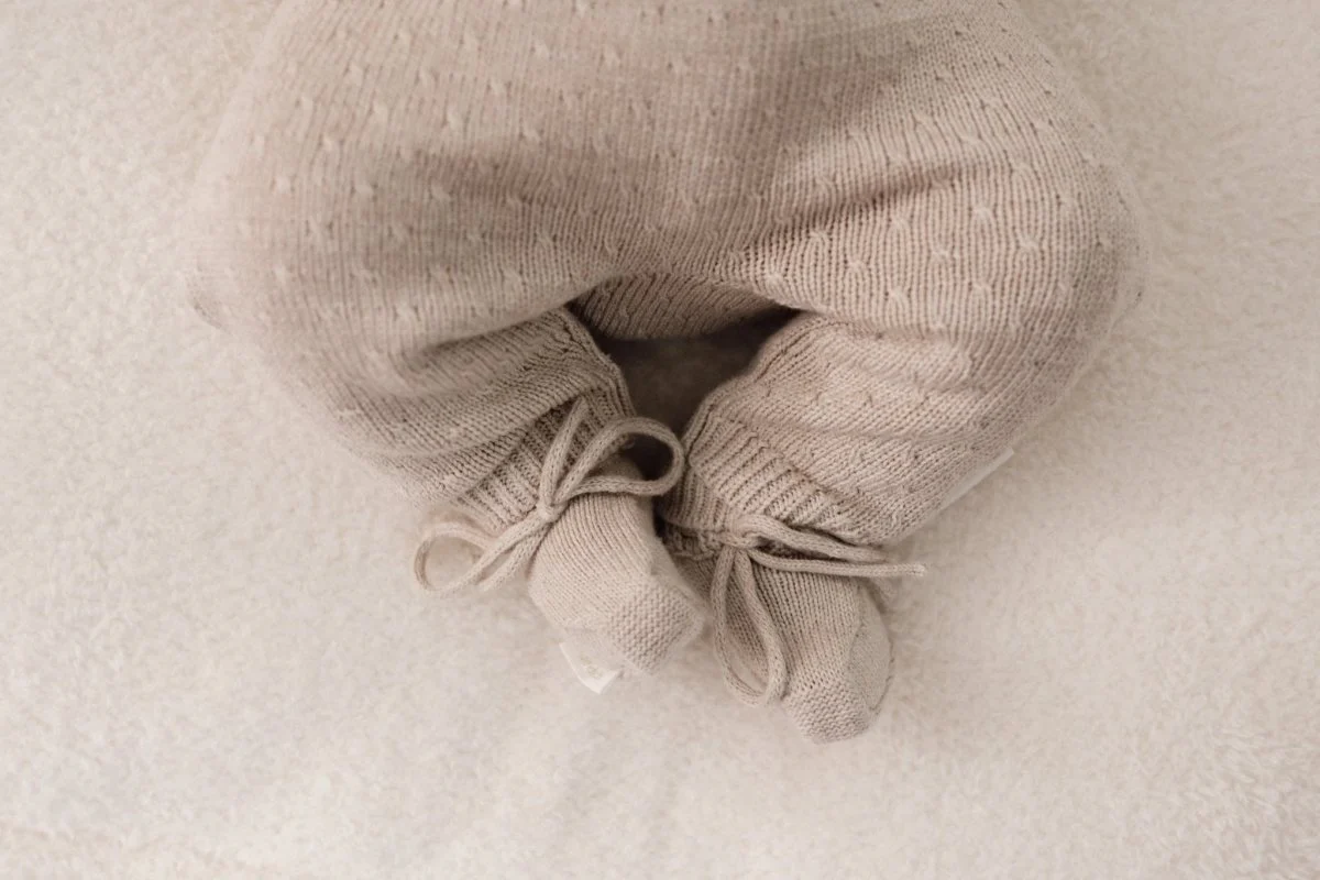 Little Dutch Boxpakje Gebreid Soft Beige Melee - Image 8