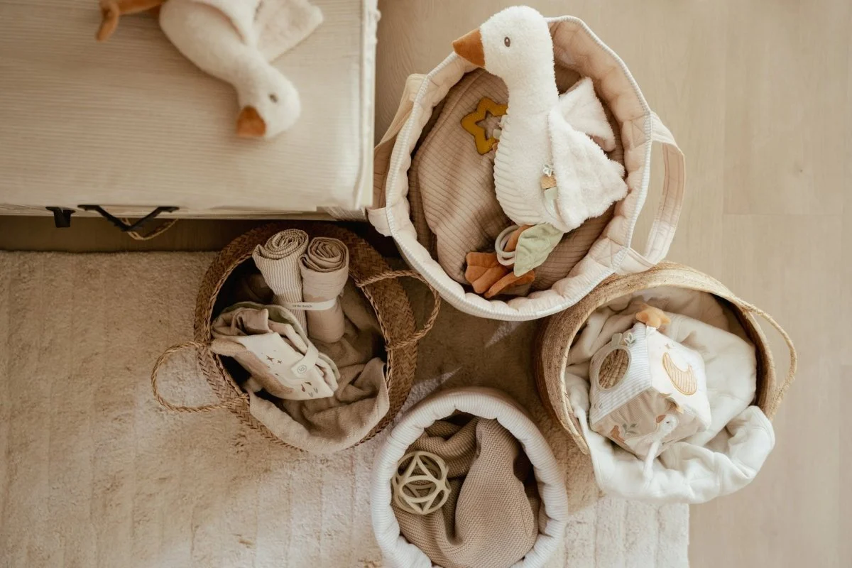 Little Dutch Commodemandje Pure Soft Beige Stripe - Image 7