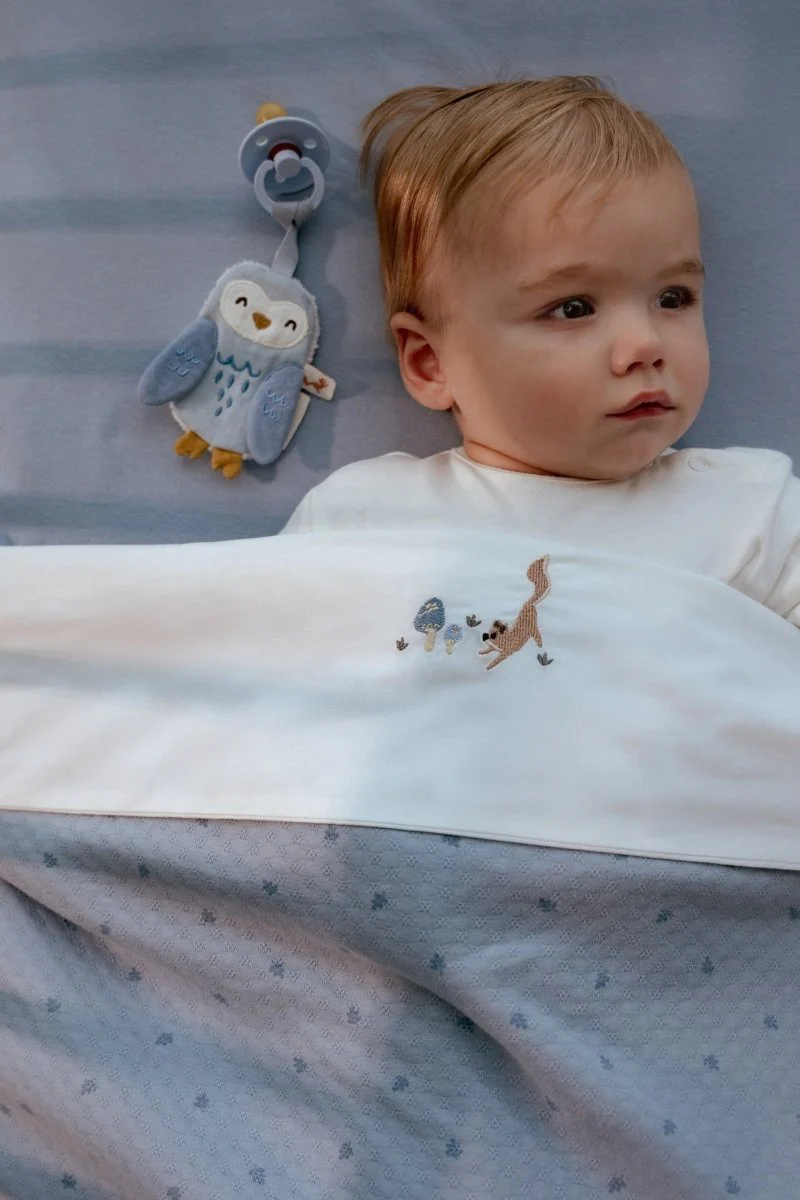 Little Dutch Ledikantdeken Pure Denim Blue - Image 11