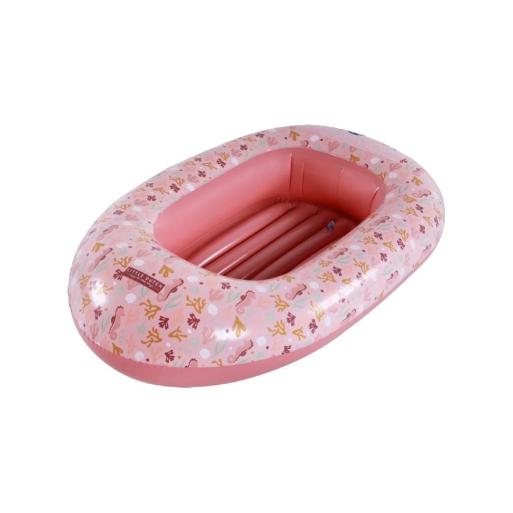 Little Dutch Opblaasboot Ocean Dreams Pink 100X67cm - Image 2