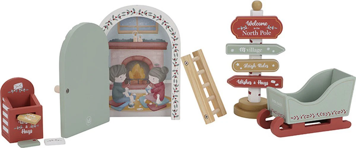 Little Dutch Pop Up Speelgoed Kerstdeurtje