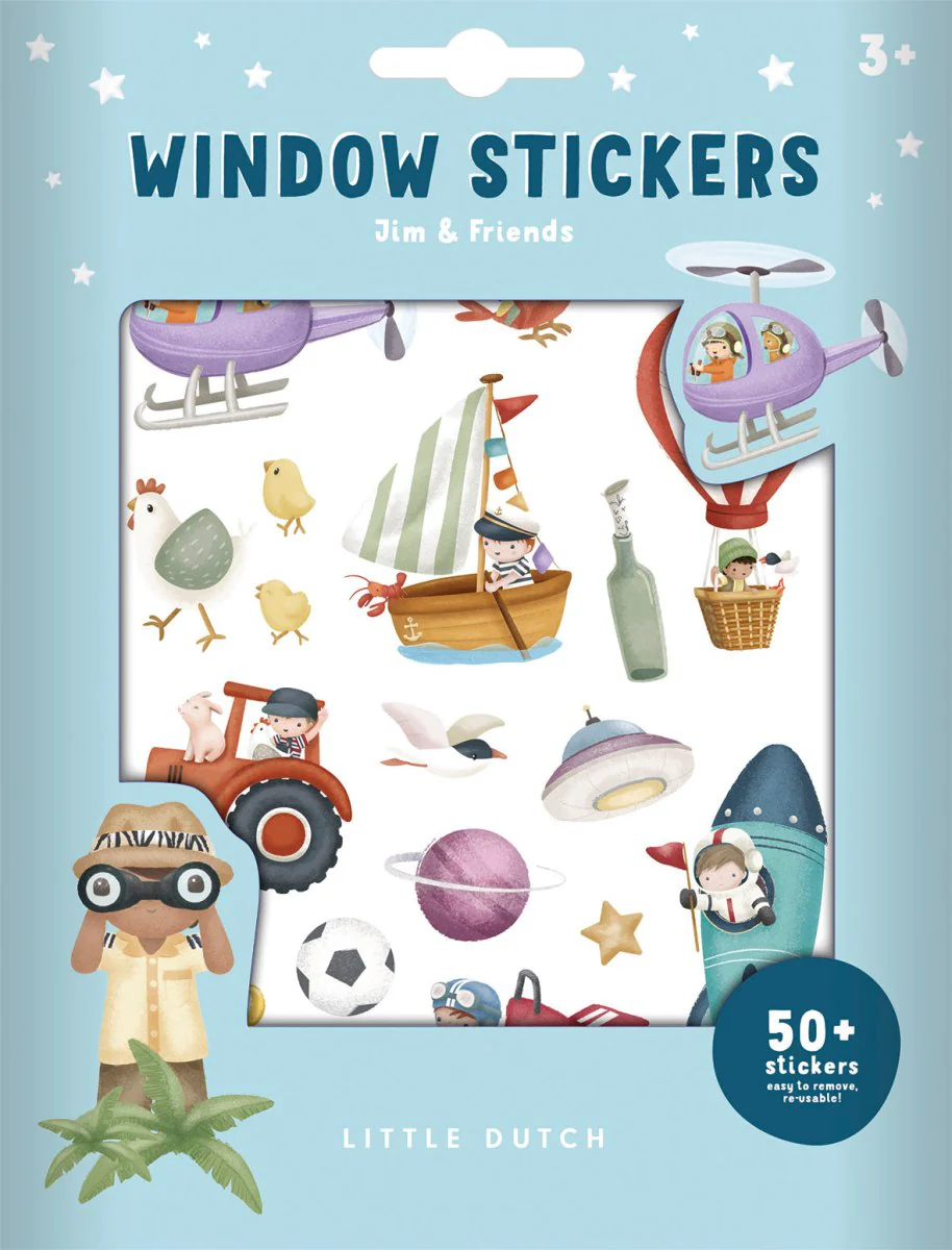 Little Dutch Raamstickers Jim En Friends - Image 10