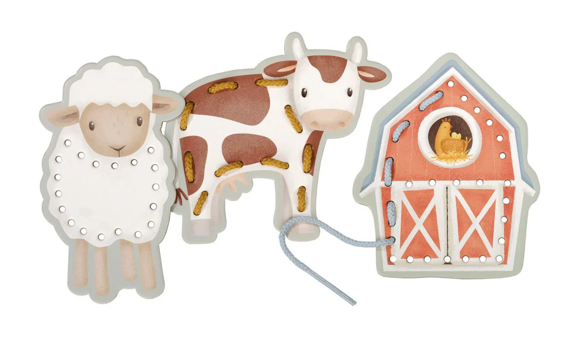 Little Dutch Rijgkaarten Little Farm - Image 3