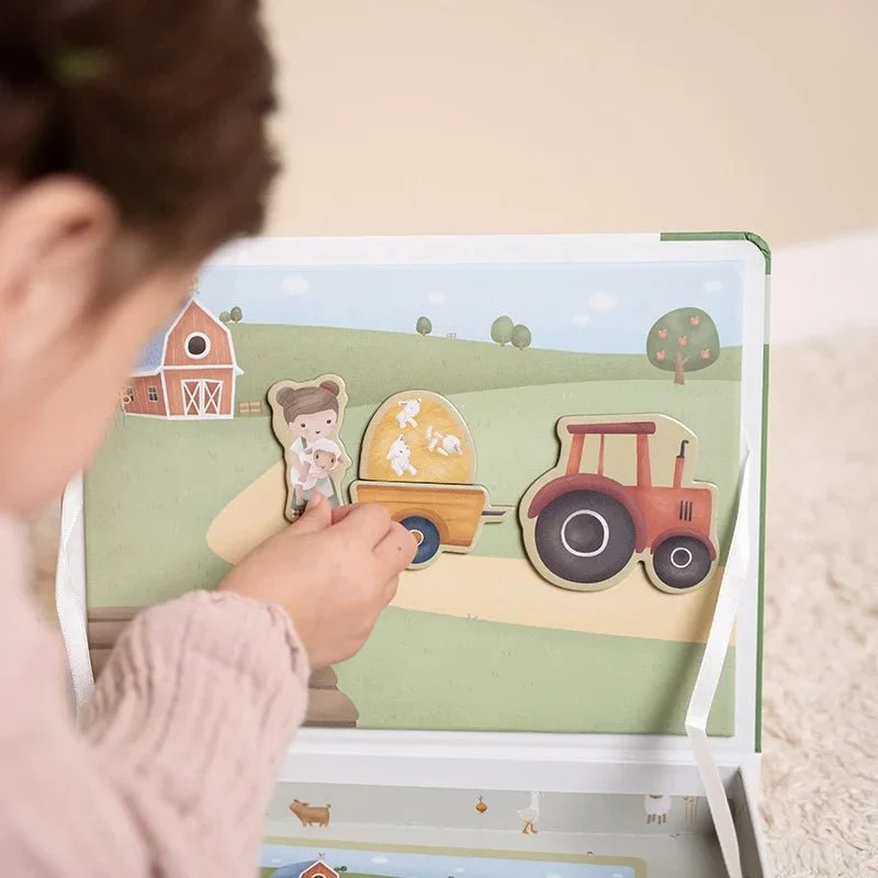 Little Dutch Spelletje Magnetisch Speelbord Little Farm - Image 6