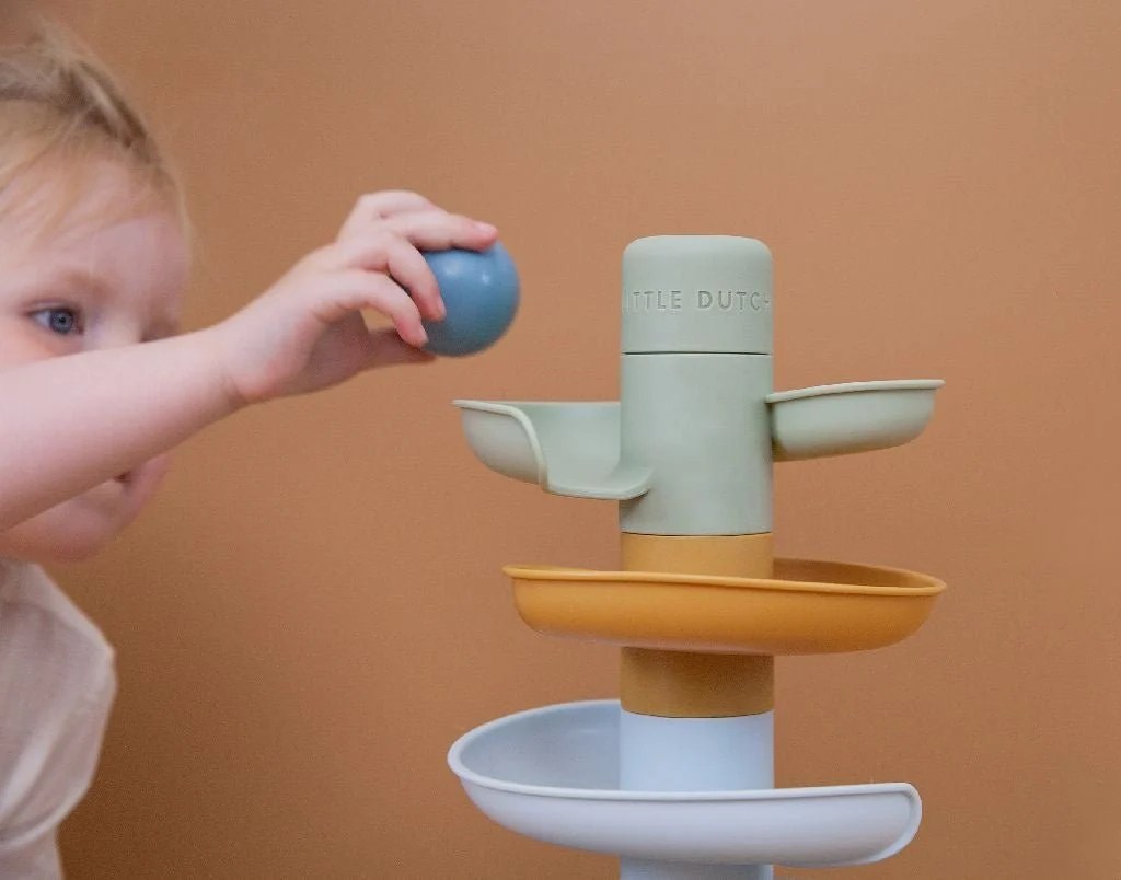 Little Dutch Stapeltoren Blauw met Ballen - Image 7