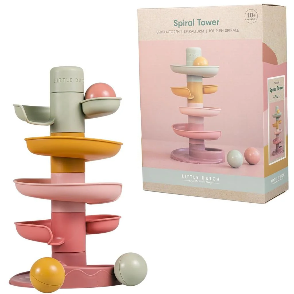 Little Dutch Stapeltoren Roze met Ballen - Image 2