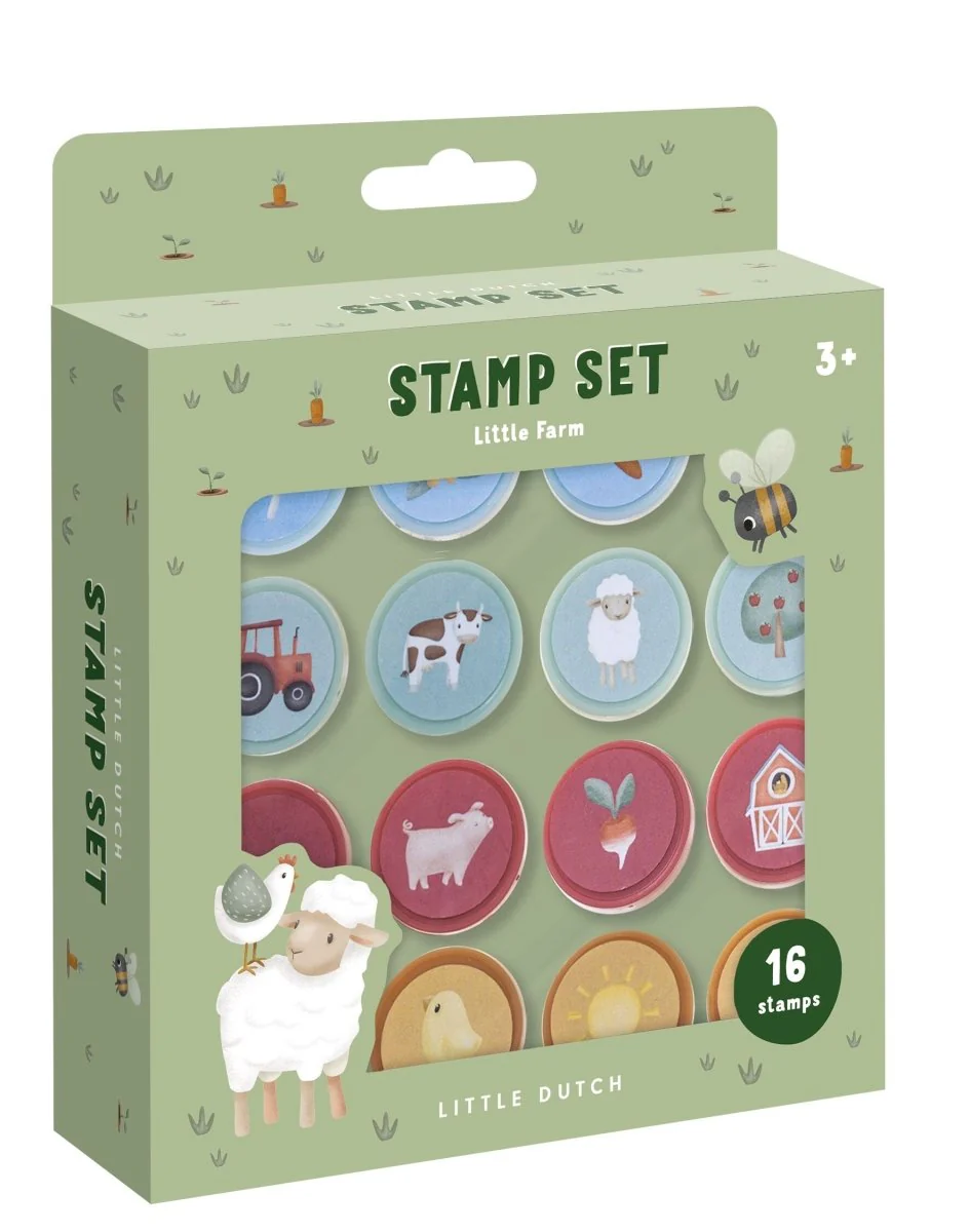 Little Dutch Stempelset Little Farm 12St