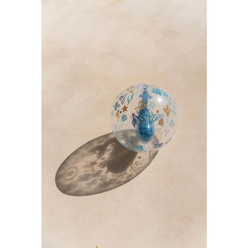 Little Dutch Strandbal 3D Ocean Dreams Blue - Image 3