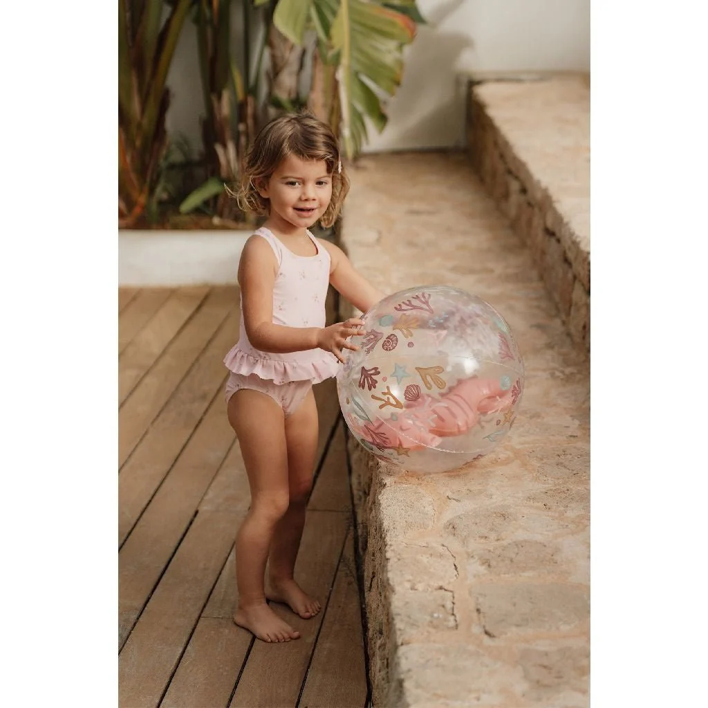 Little Dutch Strandbal 3D Ocean Dreams Pink - Image 7