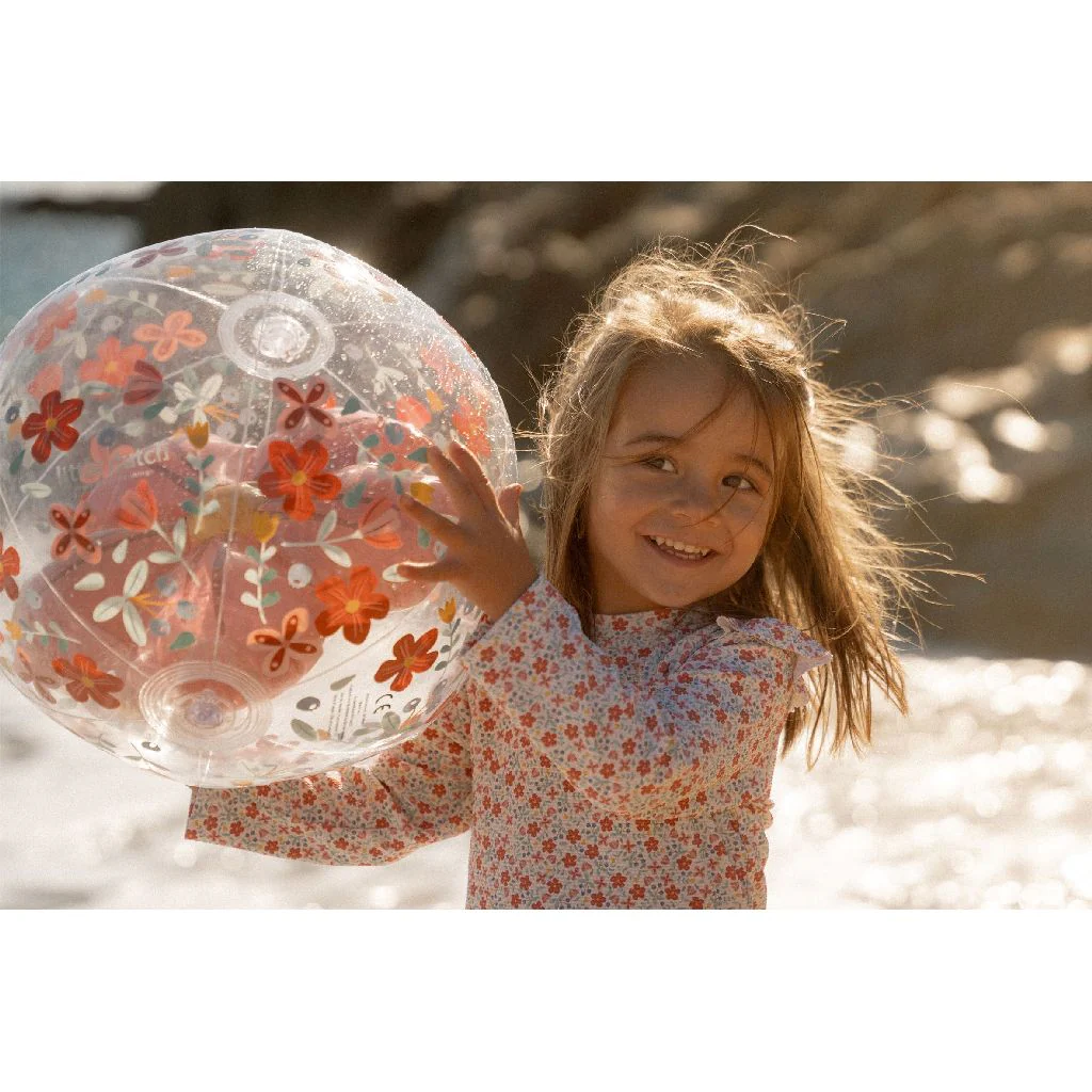 Little Dutch Strandbal Pink Flower 3D Figuur - Image 7