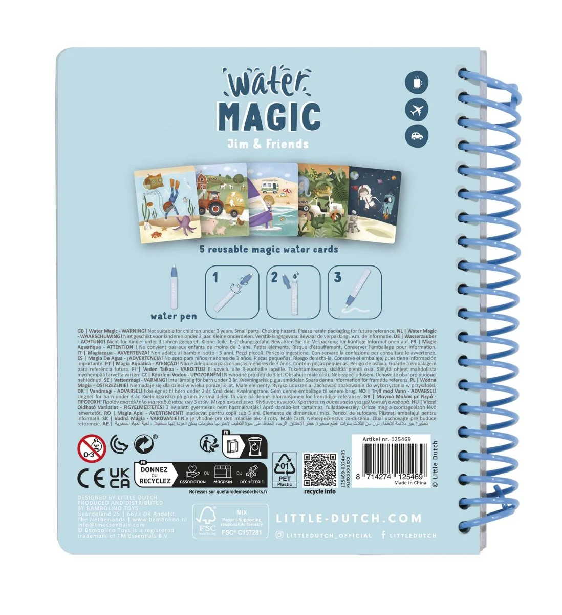 Little Dutch Water Kleurboek Jim En Friends - Image 14