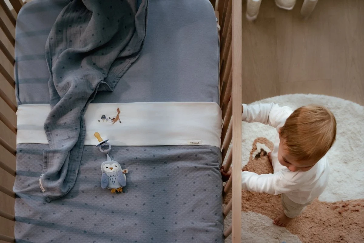 Little Dutch Wiegdeken Pure Denim Blue - Image 13