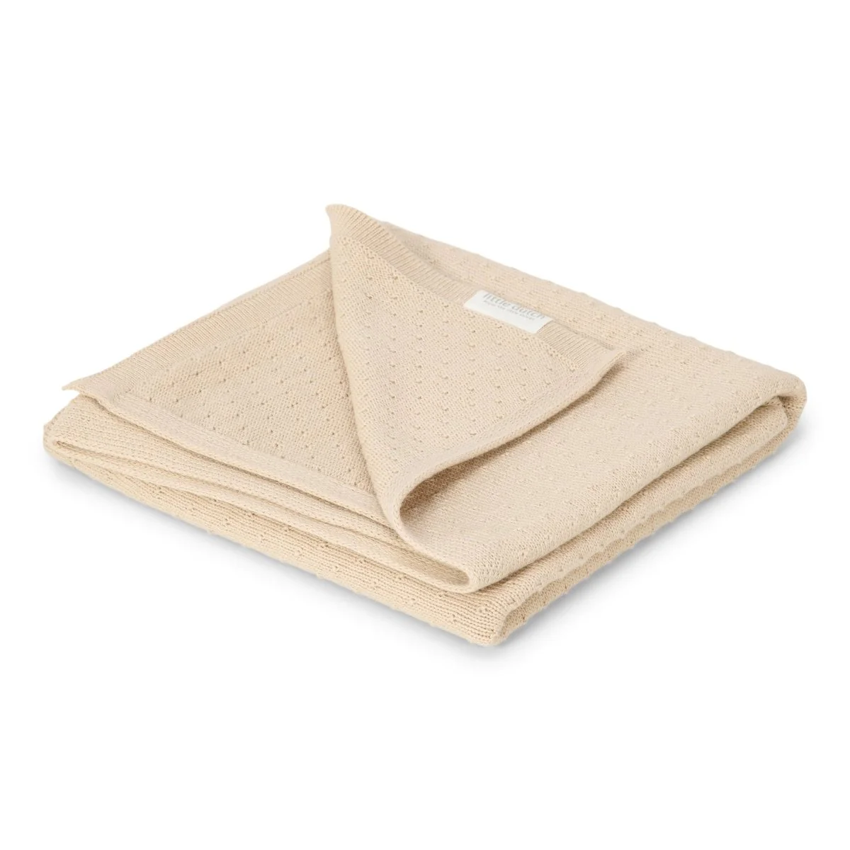 Little Dutch Wiegdeken Pure Soft Beige Gebreid - Image 2