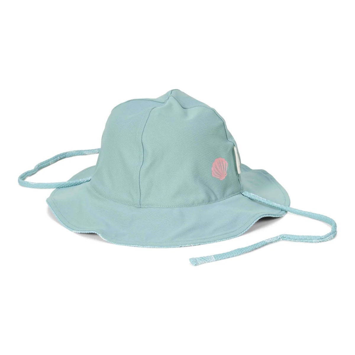 Little Dutch Zonnehoedje Baby Omkeerbaar Ocean Treasures Surf Blue - Image 3