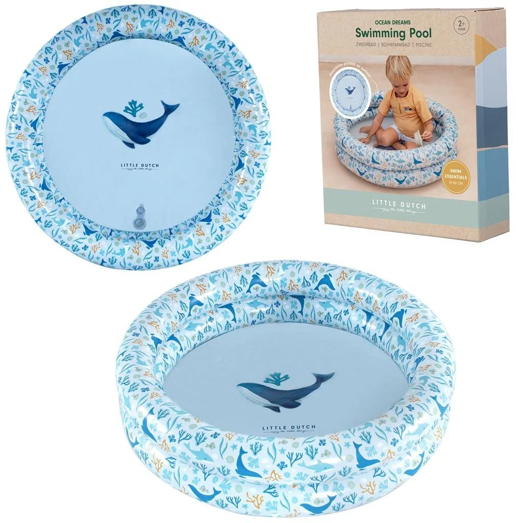 Little Dutch Zwembad Ocean Dreams Blue 80cm