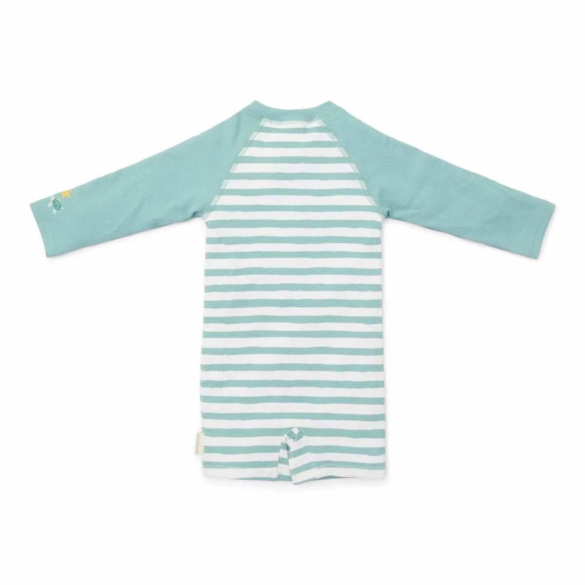 Little Dutch Zwempak Kind Lange Mouwen Stripes Surf Blue - Image 2