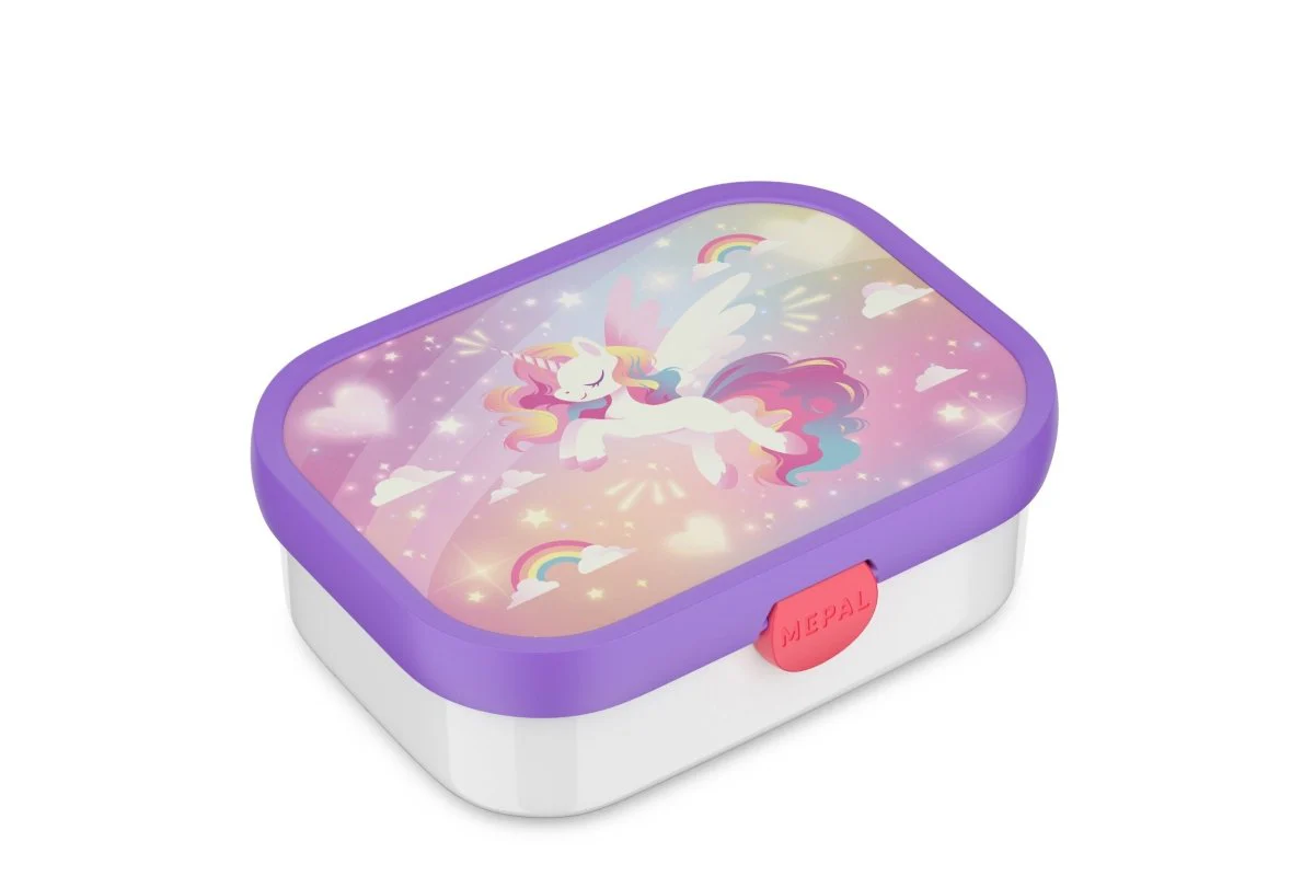 Mepal Lunchbox Bento Campus Unicorn Glow Met Vork