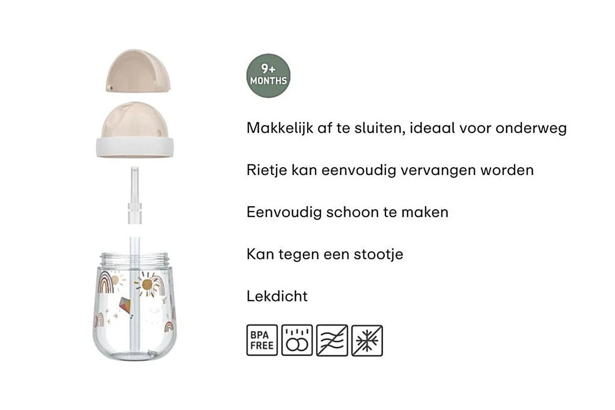 Mepal Rietjesbeker Mio Little Farm 300Ml - Image 2