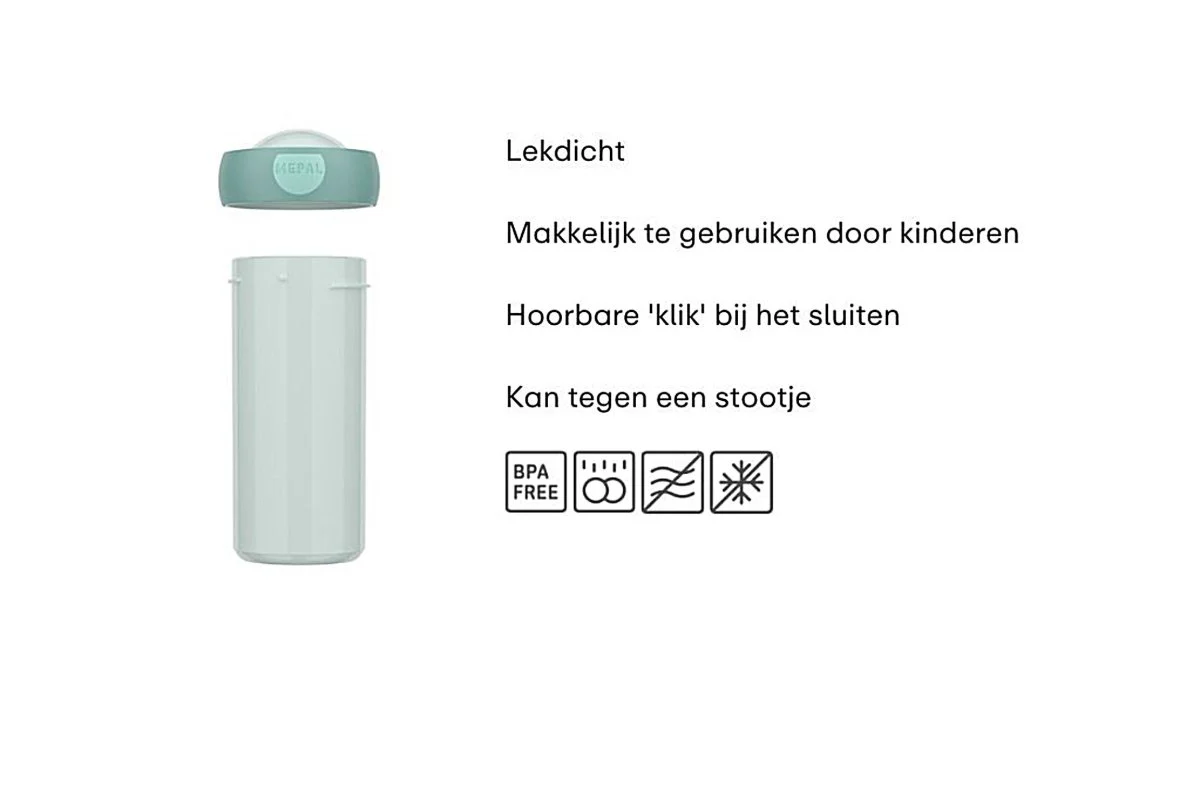 Mepal Schoolbeker Campus Coolmint 300Ml - Image 2